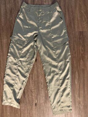 House of Harlow 1960 Grey Satin Pants Size 4